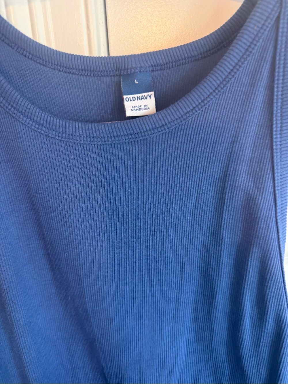 Old Navy Navy Blue Ribbed Tank Dress - Picture 2 of 3